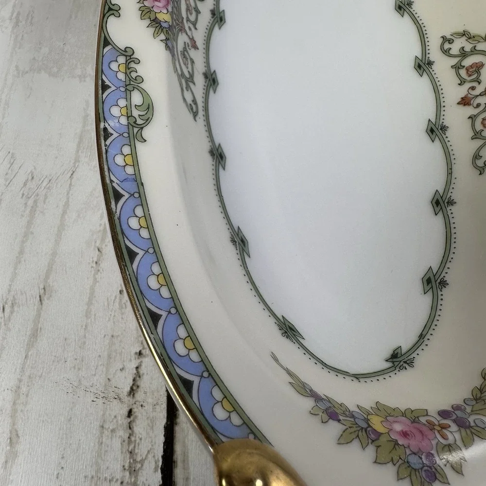 Vintage Noritake Favorita‎ Relish Dish Oval Bowl  8.5